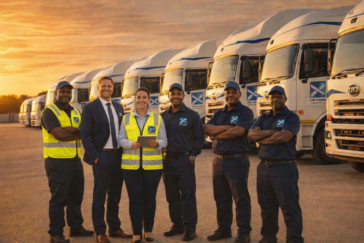 L&M Crosslink Logistics office and team