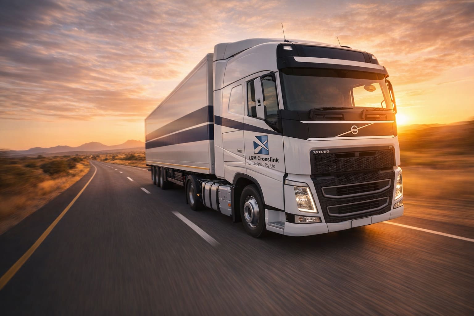 L&M Crosslink fleet on the highway