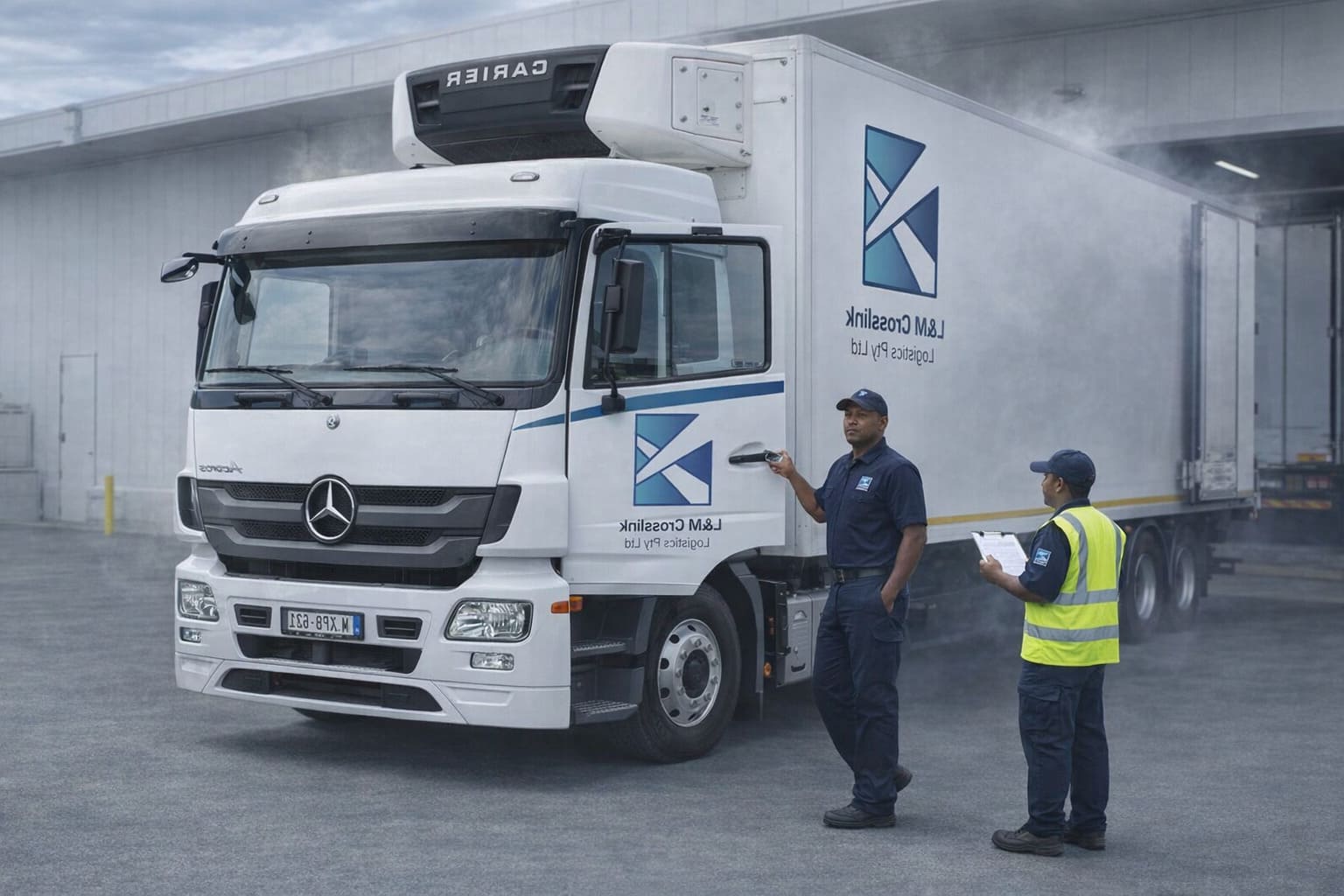 Refrigerated transport vehicle