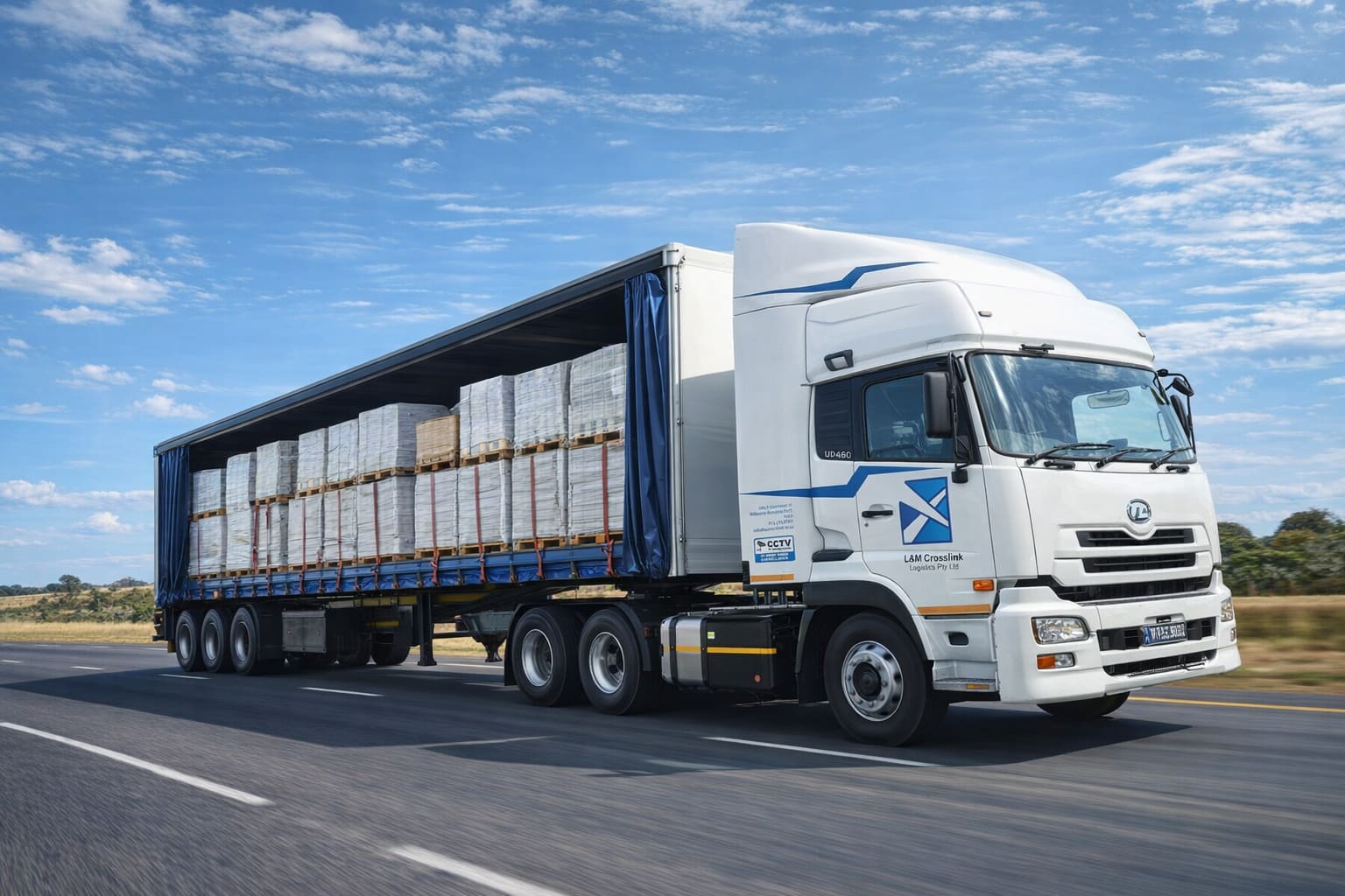 General cargo transport truck